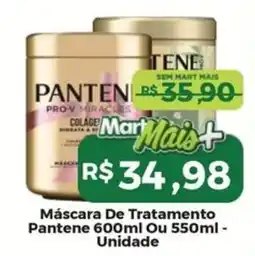 Mart Minas Máscara de tratamento pantene oferta