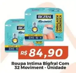 Mart Minas roupa intima bigfral com 32 moviment oferta