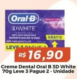 Mart Minas Creme Dental Oral B 3D White oferta
