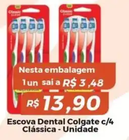 Mart Minas Escova Dental Colgate c/4 Unidade oferta