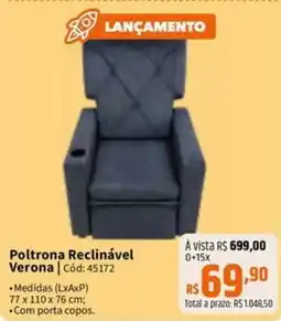 Deltasul Poltrona Reclinável Verona oferta