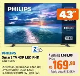 Deltasul Smart TV 43" LED FHD oferta