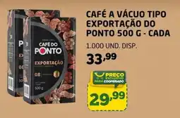 Cooper Café a vácuo tipo exportação do ponto oferta