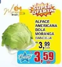 Supermercado Estrela Azul alface americana bola moranga bandeja oferta