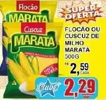Supermercado Estrela Azul Flocão ou cuscuz de milho marata oferta