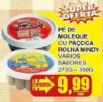 Supermercado Estrela Azul Pé de moleque ou paçoca mindy vários sabores oferta
