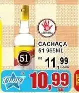 Supermercado Estrela Azul Cachaça 51 oferta