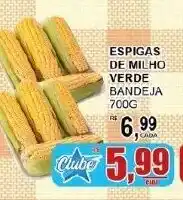 Supermercado Estrela Azul Espigas de milho verde bandeja oferta