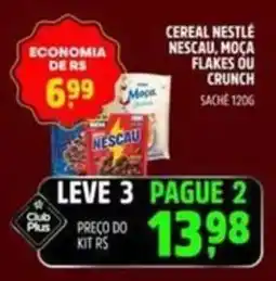 Supermercado Cubatao Cereal nestlé nescau, moça flakes ou crunch oferta