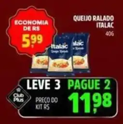 Supermercado Cubatao queijo ralado italac oferta