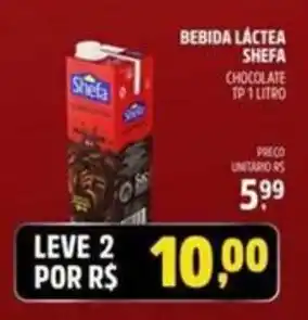 Supermercado Cubatao Bebida láctea shefa chocolate oferta
