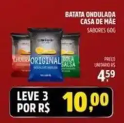 Supermercado Cubatao Batata ondulada casa de mãe sabores oferta