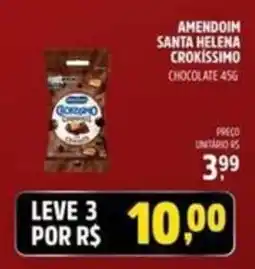 Supermercado Cubatao Amendoim santa helena chocolate crokissimo oferta