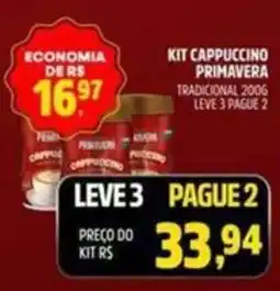 Supermercado Cubatao kit cappuccino primavera tradicional 200g oferta