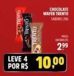 Supermercado Cubatao Chocolate wafer trento sabores oferta
