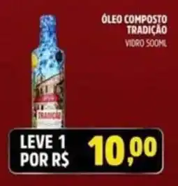 Supermercado Cubatao Óleo composto tradição vidro oferta
