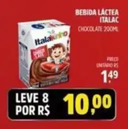 Supermercado Cubatao Bebida lactea italac chocolate oferta