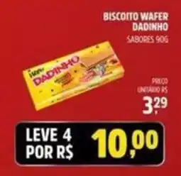 Supermercado Cubatao Biscoito wafers dadinho sabores oferta