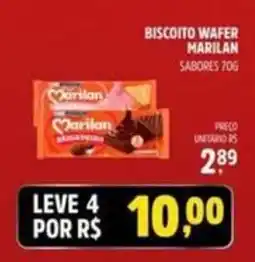 Supermercado Cubatao Biscoito wafer marilan sabores oferta