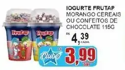 Supermercado Estrela Azul Iogurte frutap morango cereais ou confetos de chocolate oferta
