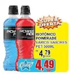 Supermercado Estrela Azul isotônico powerade vários sabores oferta