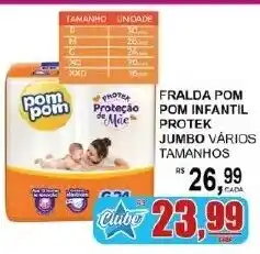 Supermercado Estrela Azul Fralda pom infantil jumbo vários tamanhos oferta