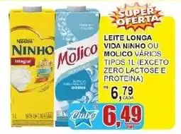 Supermercado Estrela Azul Leite longa vida ninho ou molico tipos 1l (exceto zero lactose e proteina) oferta