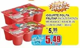 Supermercado Estrela Azul Iogurte polpa frutat patata morango bandeja oferta