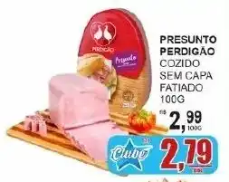 Supermercado Estrela Azul Presunto cozido sem capa fatiado oferta