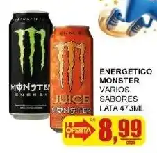 Supermercado Estrela Azul Energético monster vários sabores oferta
