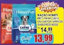 Supermercado Estrela Azul Ração honey pet para cães ou gatos vários sabores oferta