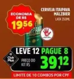 Supermercado Cubatao Cerveja itaipava malzbier oferta