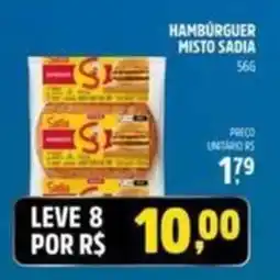 Supermercado Cubatao Hambúrguer misto sadia oferta
