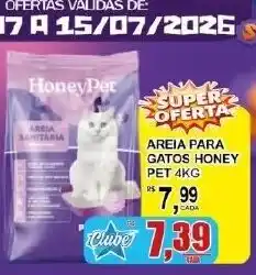 Supermercado Estrela Azul Areia para gatos honey oferta