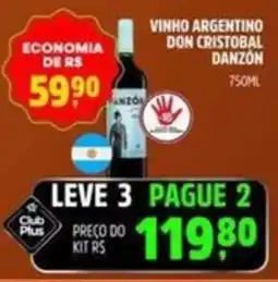 Supermercado Cubatao vinho argentino don cristobal danzon oferta