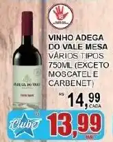 Supermercado Estrela Azul vinho adega do vale mesa oferta