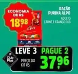Supermercado Cubatao Ração purina alpo adulto carne e frango oferta