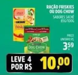Supermercado Cubatao Ração friskies ou dog chow sabores oferta