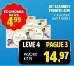 Supermercado Cubatao kit sabonete francis luxo clássico oferta