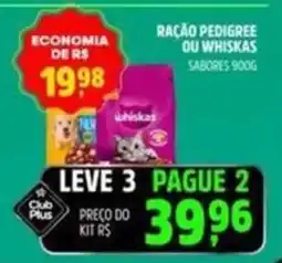 Supermercado Cubatao Ração pedigree ou whiskas sabores oferta