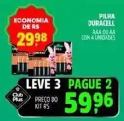 Supermercado Cubatao Pilha duracell aaa ou aa oferta