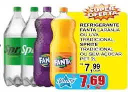 Supermercado Estrela Azul Refrigerante fanta laranja ou uva tradicional, sprite tradicional ou sem açúcar oferta