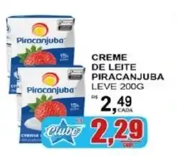 Supermercado Estrela Azul Creme de leite piracanjuba leve oferta