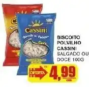 Supermercado Estrela Azul biscoito polvilho cassini ou doce oferta