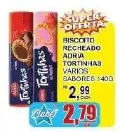 Supermercado Estrela Azul Biscoito recheado adria tortinhas varios sabores oferta