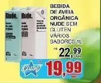 Supermercado Estrela Azul Bebida de aveia orgânica nude sem glúten vários sabores oferta