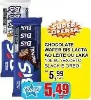 Supermercado Estrela Azul Chocolate wafer bis lacta oferta