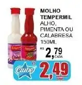 Supermercado Estrela Azul molho tempermil alho ou pimenta calabresa oferta