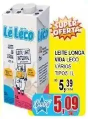 Supermercado Estrela Azul Leite longa vida leco vários tipos oferta