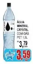 Supermercado Estrela Azul água mineral crystal com gás oferta